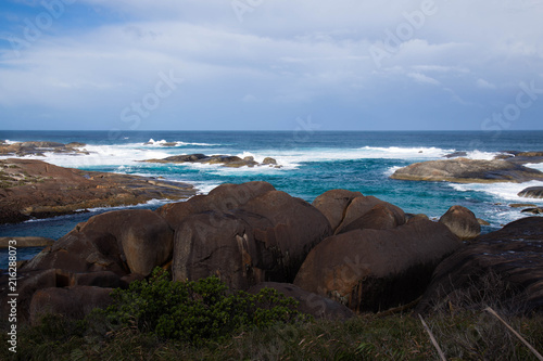 elephant rock in Demark, westen australia, beatiful beach, ocean blue and blue sky