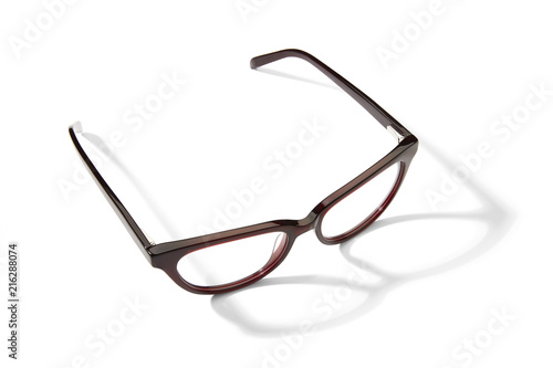 Eyeglasses on white background