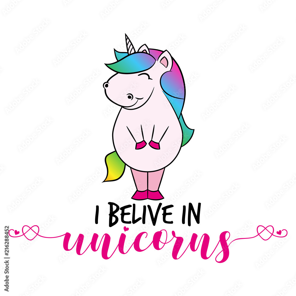 Free I Belive In Unicorns Printable