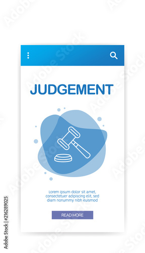 JUDGEMENT INFOGRAPHIC