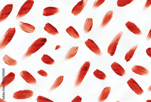 red grungy smears and strokes fashionable background