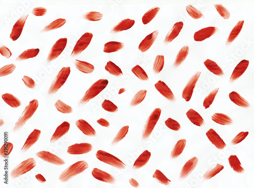 red grungy smears and strokes fashionable background