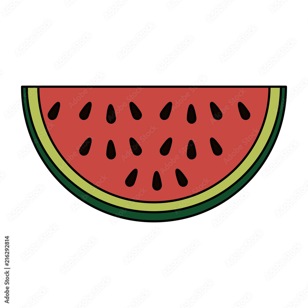 watermelon sliced fruit icon vector illustration design watermelon sliced fruit icon vector illustration design