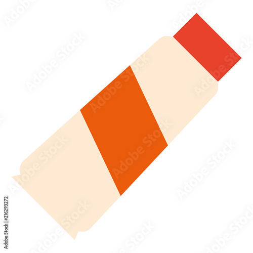 cream tube product icon vector illustration design
