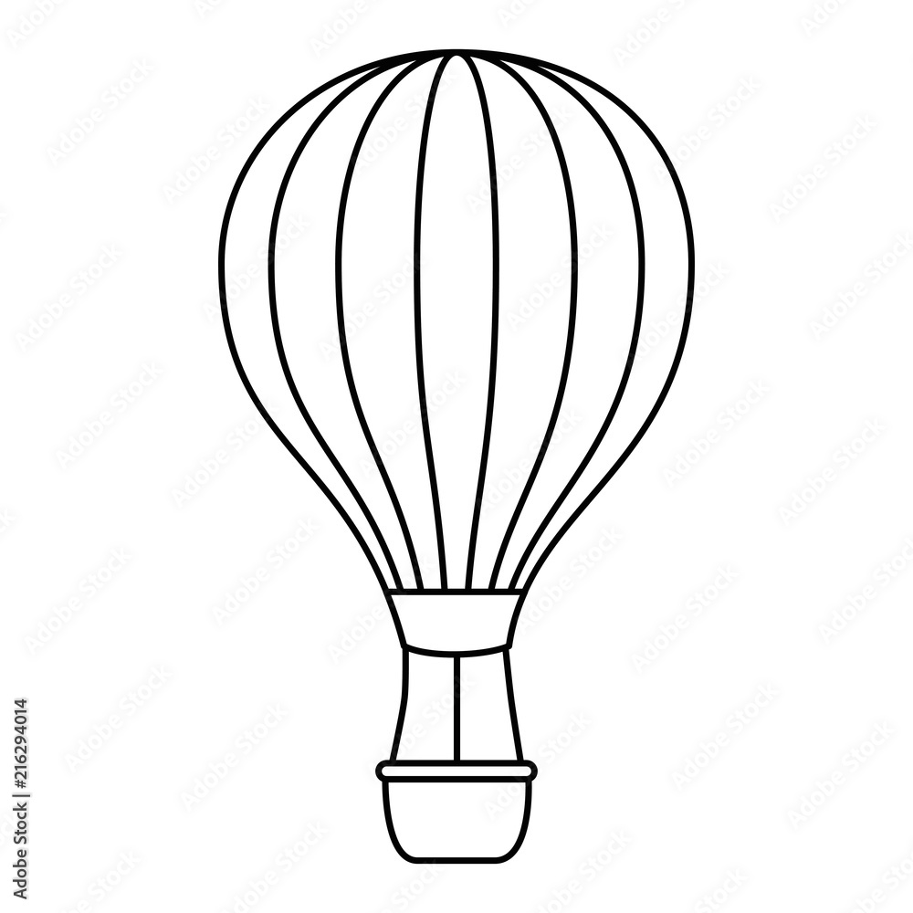 balloon air hot icon vector illustration design balloon air hot icon vector illustration design