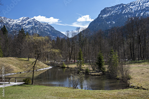 mountains and lakes of Bavaria