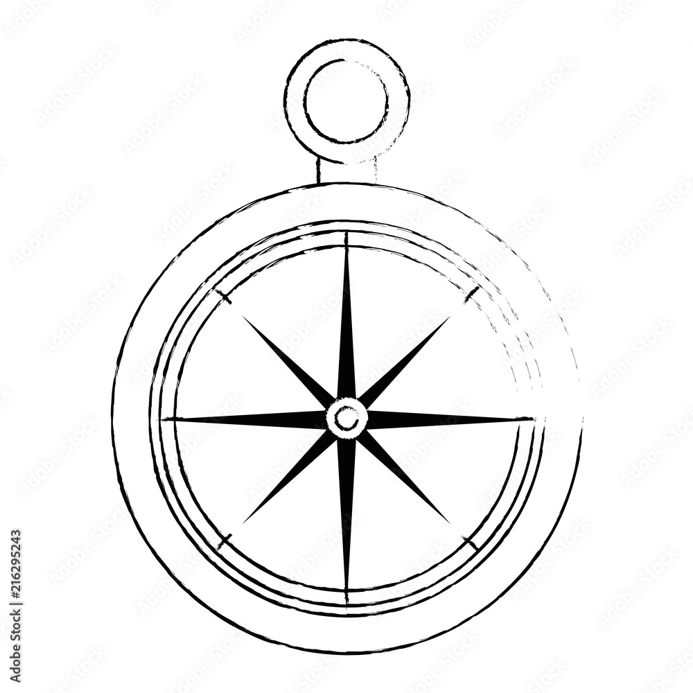 compass guide isolated icon vector illustration design