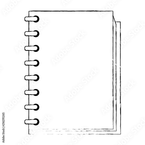 notebook school education icon vector illustration design