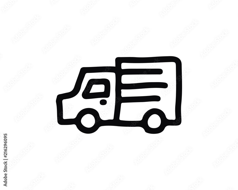 delivery hand drawn icon , designed for web and app delivery hand drawn icon , designed for web and app
