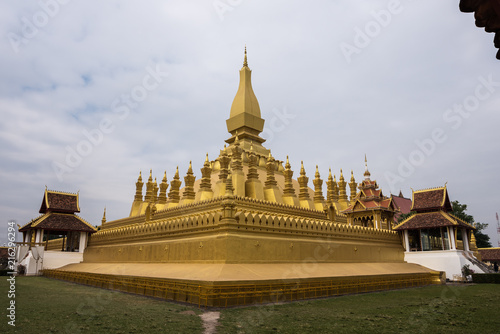 Laos - Vientiane - Pha That Luang (Buddhistischer Tempel)