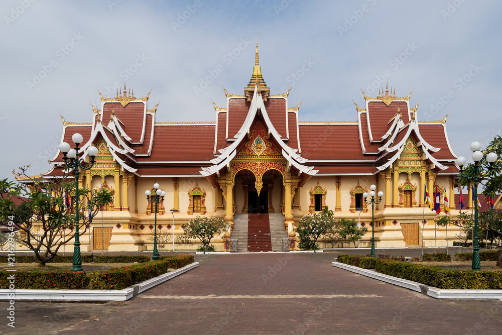 Laos - Vientiane - Pha That Luang (Buddhistischer Tempel) Laos - Vientiane - Pha That Luang (Buddhistischer Tempel)