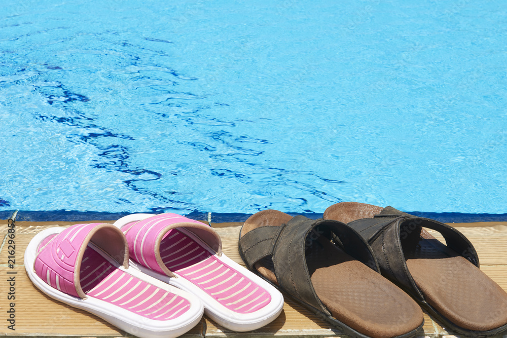Naklejka premium Beach Shoes