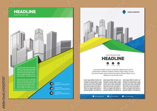 template, layout, cover, brochure, flyer, annual report for design background company