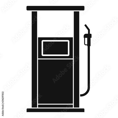 Fuel refill stand icon. Simple illustration of fuel refill stand vector icon for web design isolated on white background