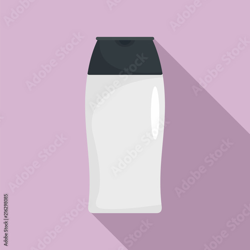 Shampoo bottle icon. Flat illustration of shampoo bottle vector icon for web design