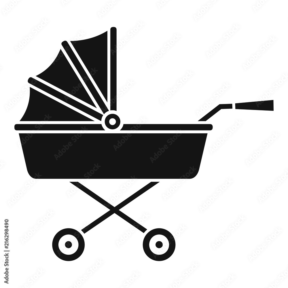 Buggy icon. Simple illustration of buggy vector icon for web design isolated on white background Buggy icon. Simple illustration of buggy vector icon for web design isolated on white background