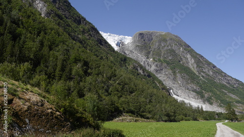 Gletscherregion um Fjaerland, Sogn og Fjordane, Norwegen, Skandinativen