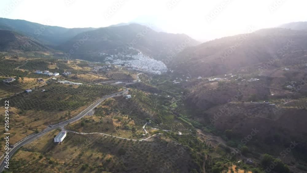 Tolox desde el aire. Pueblo de Malaga en Andalucia,España Tolox desde el aire. Pueblo de Malaga en Andalucia,España