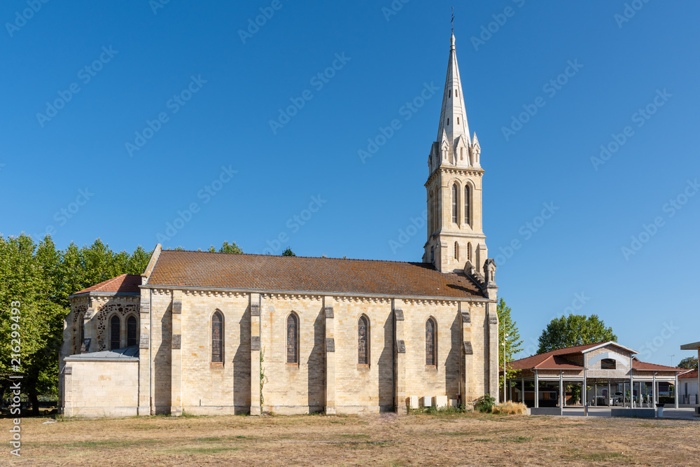 BASSIN D'ARCACHON (France), l'église d'Audenge