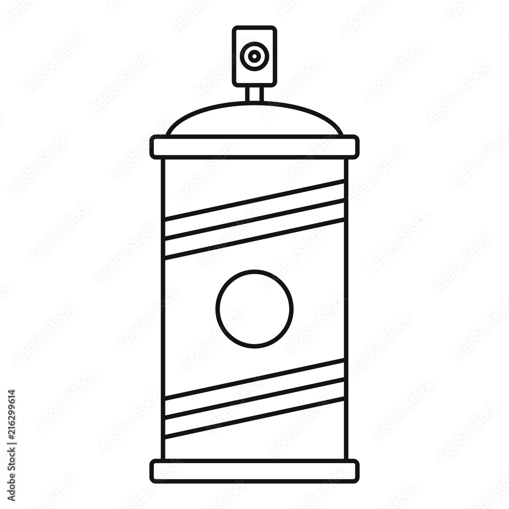 Painting spray icon. Outline painting spray vector icon for web design isolated on white background Painting spray icon. Outline painting spray vector icon for web design isolated on white background