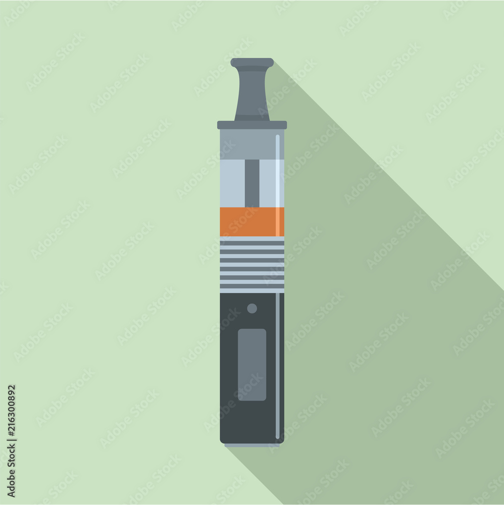 Vaping pen icon. Flat illustration of vaping pen vector icon for web design Vaping pen icon. Flat illustration of vaping pen vector icon for web design