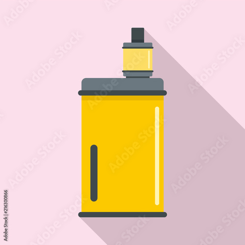 Vape mod icon. Flat illustration of vape mod vector icon for web design