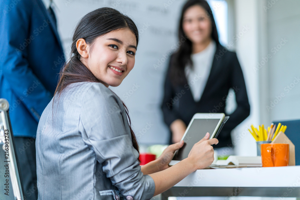 success business ideas concept business officer meeting with boss in meeting room modern office background success business ideas concept business officer meeting with boss in meeting room modern office background