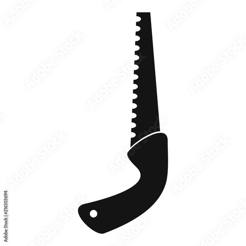 Saw band icon. Simple illustration of saw band vector icon for web design isolated on white background