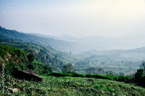 The valley of Phu Tuppik.