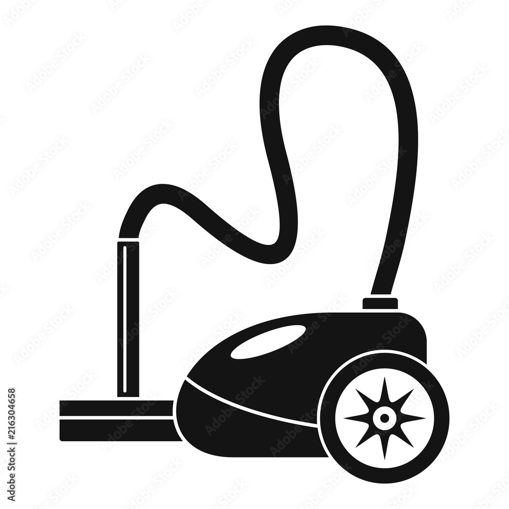 German vacuum cleaner icon. Simple illustration of german vacuum