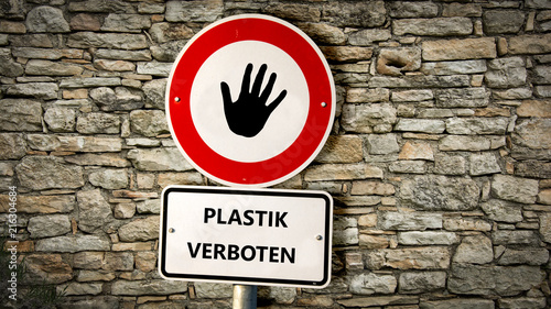 Photos Schild 352 - Plastik