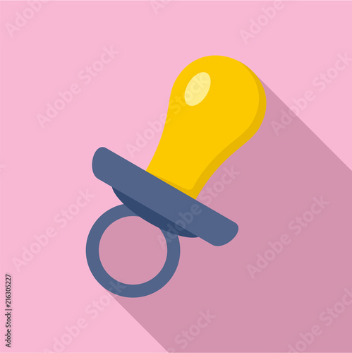 Nipple icon. Flat illustration of nipple vector icon for web design