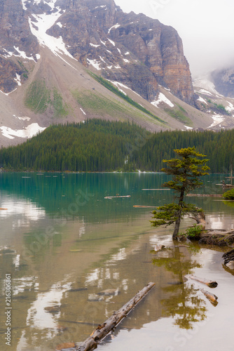 Amazing view of Moraine lake  Banff national park  Canada