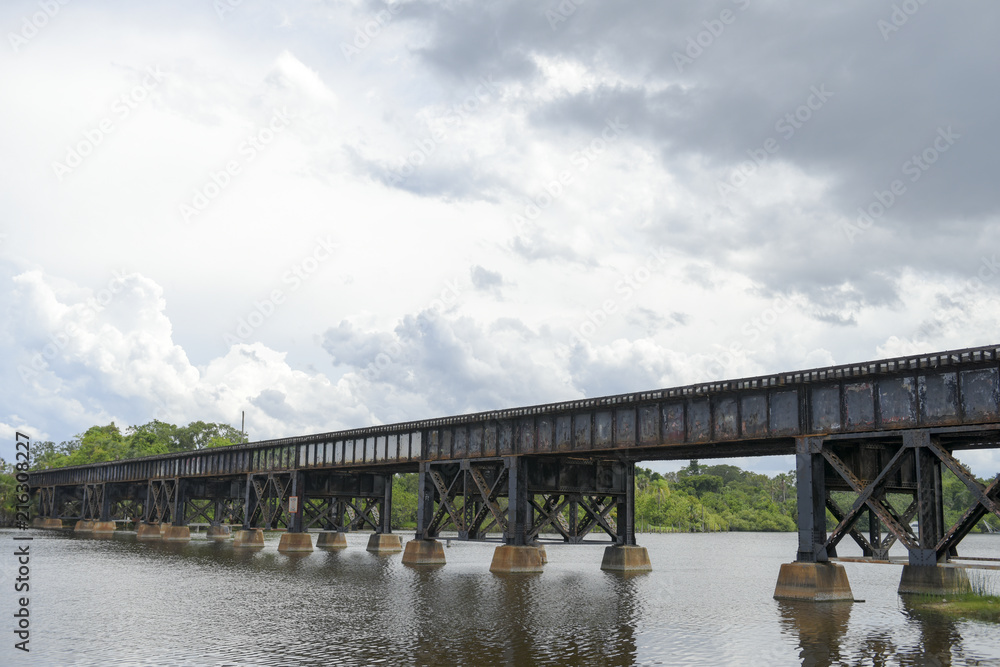 Old rusty bridge