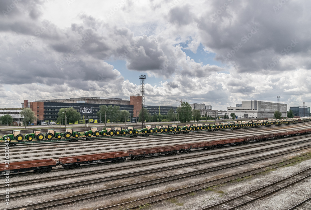 Fototapeta premium Trains