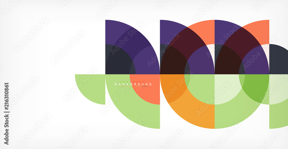Modern circle abstract background Modern circle abstract background