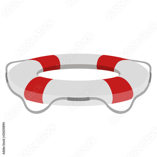 Isolated lifesaver icon