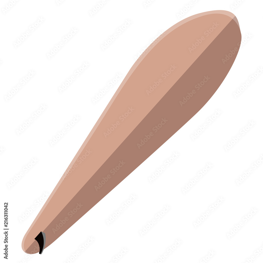 Isolated surfboard icon Isolated surfboard icon