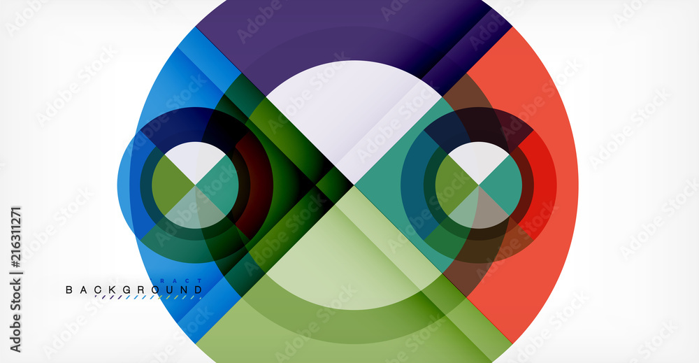 Vector circle abstract background Vector circle abstract background