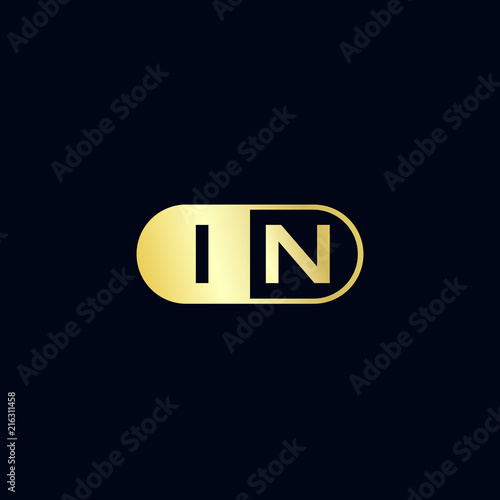 Free Download Initial Letter IN Logo Template Design - GFXLoad