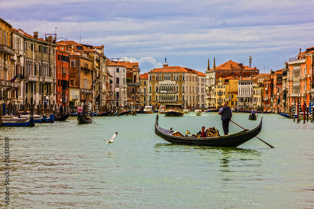 Venice, Italy. Grand canal architecture 