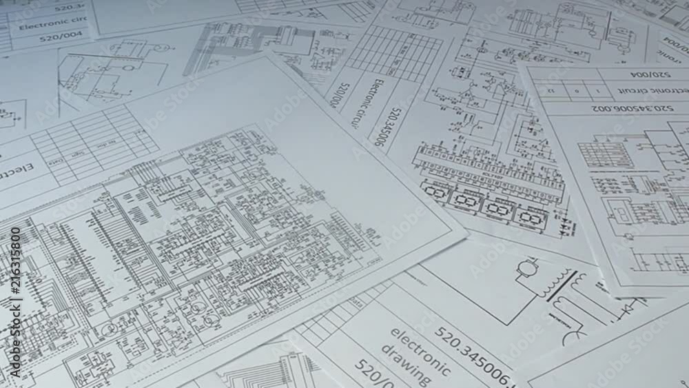 Electronics and Engineering. Printed drawings of electrical circuits. Science, technology and electronics. Electronics and Engineering. Printed drawings of electrical circuits. Science, technology and electronics.