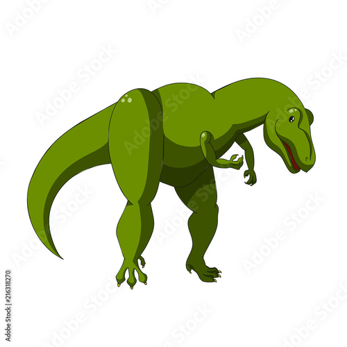 Cartoon dinosaur icon