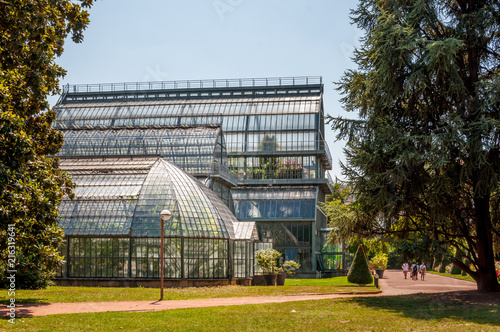 Jardin botanique et serres du parc de la Tête d'Or à Lyon