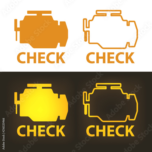 Check Engine Warning Sign