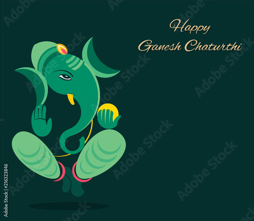 ganesh chaturthi festival poster design