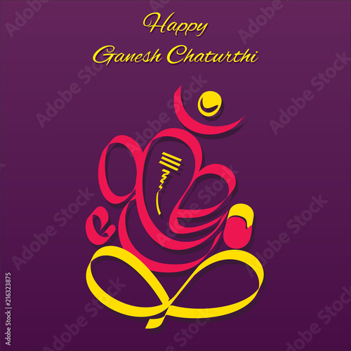 ganesh chaturthi festival poster design