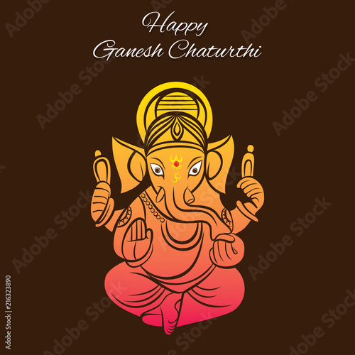 ganesh chaturthi festival poster design