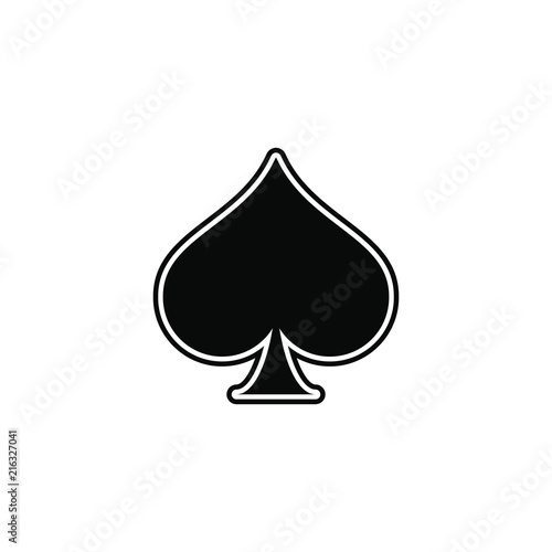 spade, playing card ace Fototapet