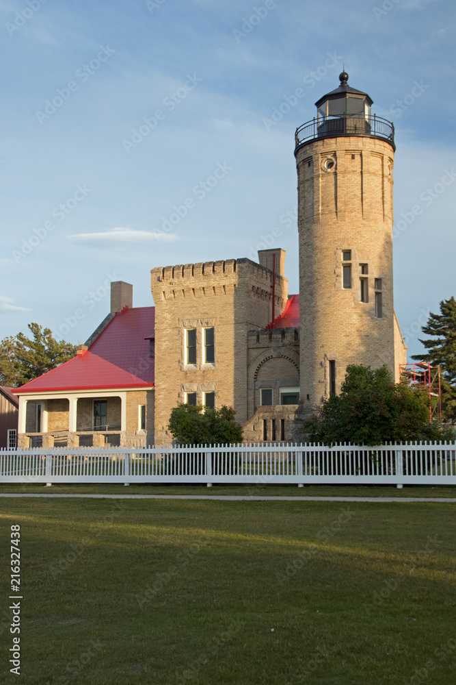 Mackinaw City Lighthouse in Michigan